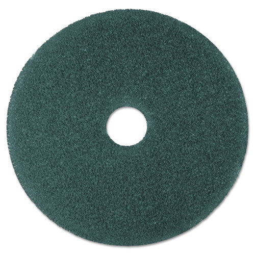 3M 5300 Low-Speed High Productivity Floor Pads 5300, 19" Diameter, Blue, 5/carton
