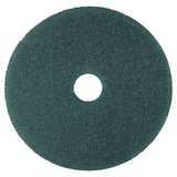 3M 5300 Low-Speed High Productivity Floor Pads 5300, 20" Diameter, Blue, 5/carton
