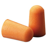 3M 7100099847 Foam Single-Use Earplugs, Cordless, 29nrr, Orange, 200 Pairs