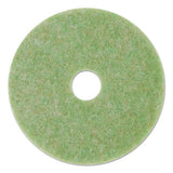 3M 5000 Low-Speed Topline Autoscrubber Floor Pads 5000, 20" Diameter, Green/amber, 5/carton