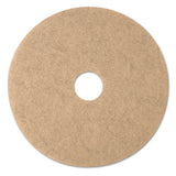 3M 3500 Ultra High-Speed Natural Blend Floor Burnishing Pads 3500, 20" Diameter, Tan, 5/carton