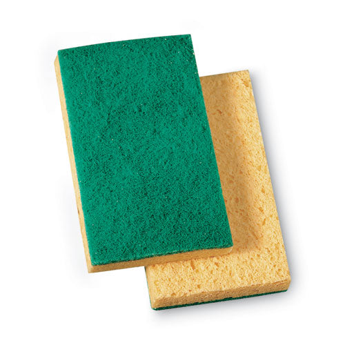 3M 74N Niagara Medium Duty Scrubbing Sponge 74n, 3.6 X 6, 1" Thick, Yellow/green, 20/carton