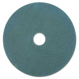 3M 3100 Ultra High-Speed Floor Burnishing Pads 3100, 27" Diameter, Aqua, 5/carton