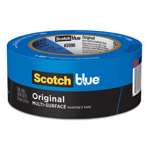 Scotchblue 7100186415 Original Multi-Surface Painter's Tape, 3" Core, 2" X 60 Yds, Blue