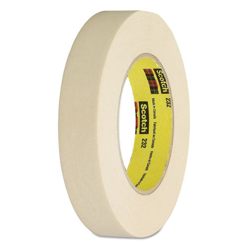 Scotch 232 High-Performance Masking Tape 232, 3" Core, 24 Mm X 55 M, Tan