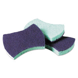 Scotch-Brite Professional 3000 Power Sponge #3000, 2.8 X 4.5, 0.6" Thick, Blue/teal, 20/carton