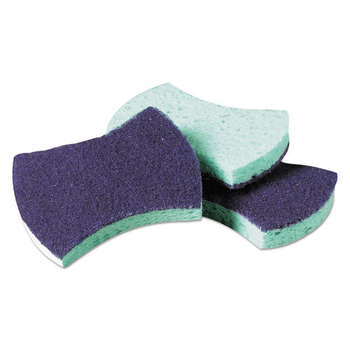 Scotch-Brite Professional 3000 Power Sponge #3000, 2.8 X 4.5, 0.6" Thick, Blue/teal, 20/carton