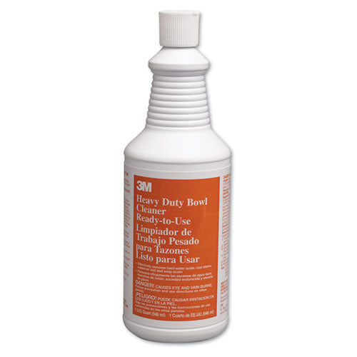 3M 34764 Heavy-Duty Bowl Cleaner, Liquid, 1 Qt. Bottle