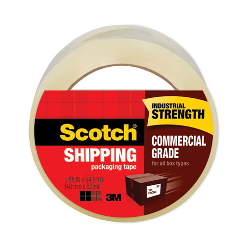 Scotch 3750-CS36ST 3750 Commercial Grade Packaging Tape With St-181 Pistol-Grip Dispenser, 3" Core, 1.88" X 54.6 Yds, Clear, 36/carton