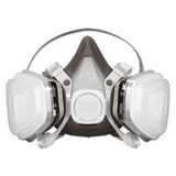 3M 142-53P71 Half Facepiece Disposable Respirator Assembly, Large