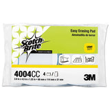 Scotch-Brite Professional 4004CC Easy Erasing Pad 4004, 2.8 X 4.5 X 1.2, Blue/white, 12/carton