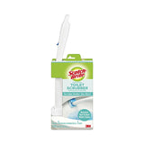 Scotch-Brite 558-SK-4NP Toilet Scrubber Starter Kit, 1 Handle And 5 Scrubbers, White/Blue