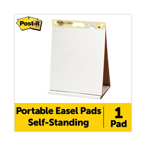 Post-IT Easel Pads Super Sticky 563R Original Tabletop Easel Pad with Self-Stick Sheets, Unruled, 20 x 23, White, 20 Sheets