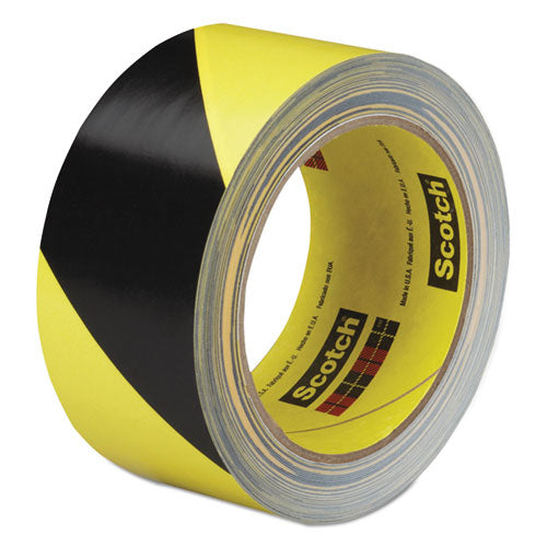 3M 5702 Safety Stripe Tape, 2" X 108 Ft, Black/yellow