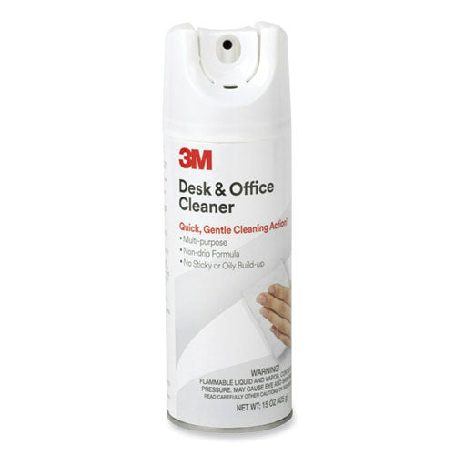 3M 573 Desk And Office Spray Cleaner, 15 Oz Aerosol Spray