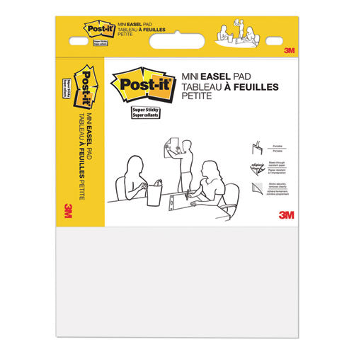 Post-IT Easel Pads Super Sticky 577SS Vertical-Orientation Self-Stick Easel Pads, Unruled, 15 x 18, White, 20 Sheets, 2/Pack