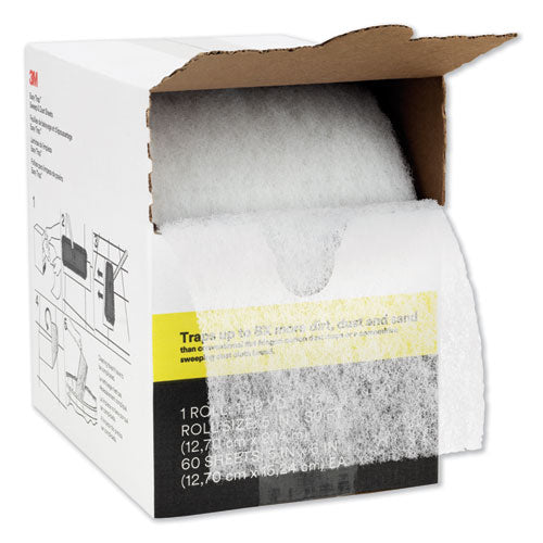 3M 59032W Easy Trap Duster, 5" X 30 Ft, White, 1 60 Sheet Roll/box