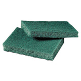 Scotch-Brite Professional 9650 General Purpose Scrub Pad, 3 X 4.5, Green, 40 Pads/box, 2 Boxes/carton