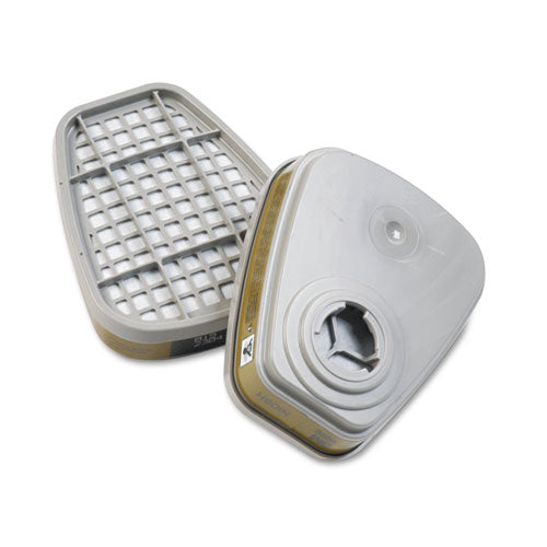 3M 70070709475 6006 Respirator Cartridge For Certain Organic Vapors And Other Gases, 2/pack