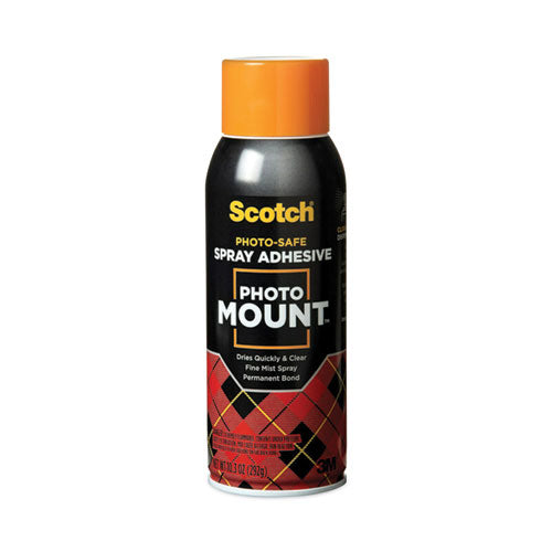 Scotch 6094 Photo Mount Spray Adhesive, 10.25 Oz, Dries Clear