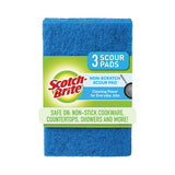 Scotch-Brite 62310 Non-Scratch Scour Pads, Size 3 X 6, Blue, 10/carton