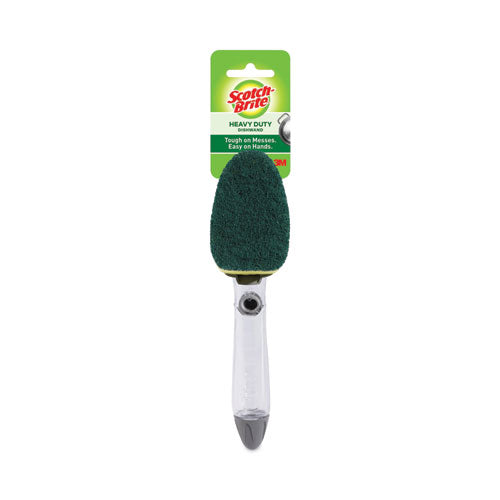 Scotch-Brite 650-12 Soap-Dispensing Dishwand, 2.5 X 9.5, Yellow/green