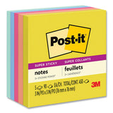 Post-IT Notes Super Sticky 7100269497 Note Pads in Summer Joy Collection Colors, 3" x 3", Summer Joy Collection Colors, 90 Sheets/Pad, 5 Pads/Pack