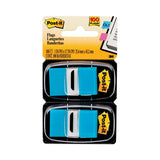 Post-IT Flags 680-BB2 Standard Page Flags In Dispenser, Bright Blue, 100 Flags/dispenser