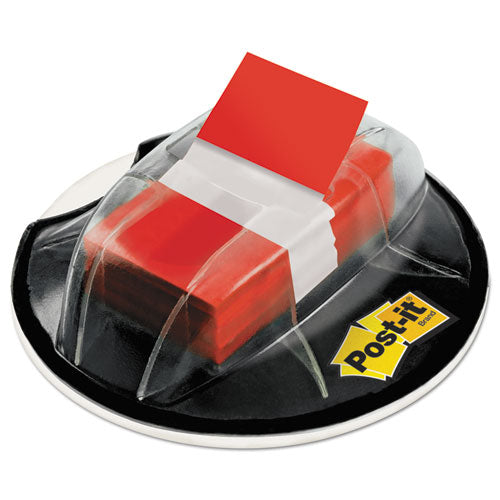 Post-IT Flags 680-HVRD Page Flags In Desk Grip Dispenser, 1 X 1 3/4, Red, 200/dispenser