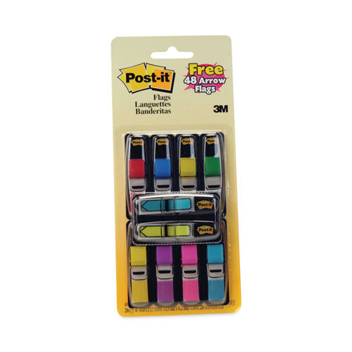 Post-IT Flags 683-VAD1 Page Flag Value Pack, 0.5" X 1.75", Assorted Colors, 280 Page Flags, 48, 1/2" Arrows/pack
