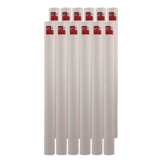 Scotch 7982 Mailing Tube, 48" Long, 4" Diameter, White, 12/Carton