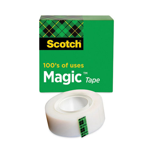 Scotch 810 Magic Tape Refill, 1" Core, 0.75" X 36 Yds, Clear