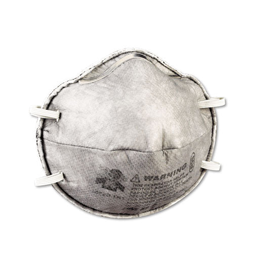 3M 7000002060 R95 Particulate Respirator w/Nuisance-Level Organic Vapor Relief, One Size Fits All, 20/Box