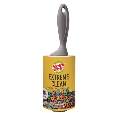 Scotch-Brite 7100278620 Extreme Clean Lint Roller, 100 Sheets/Roll