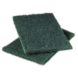 Scotch-Brite Professional 86 Heavy-Duty Scouring Pad 86, 6 X 9, Green, Dozen