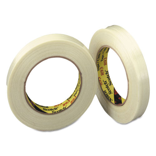 Scotch 893 General-Purpose Glass Filament Tape, 3" Core, 24 Mm X 55 M, Clear