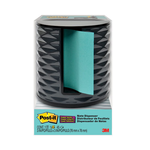 Post-IT Pop-Up Notes Super Sticky ABS330B Vertical Pop-up Note Dispenser, For 3 x 3 Pads, Black