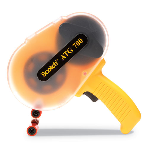 Scotch ATG700 Adhesive Transfer Tape Applicator, For Rolls Up To 0.5 To X 1,296", Yellow