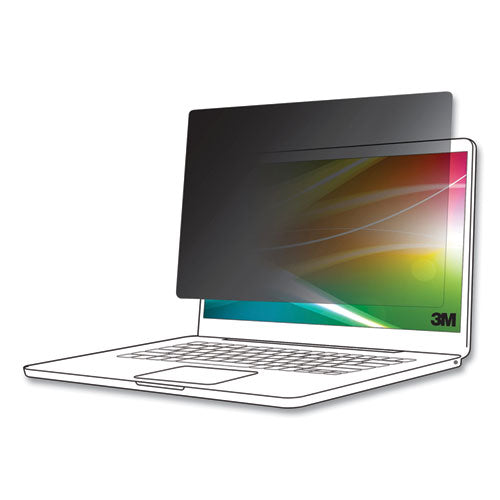 3M 7100288105 Bright Screen Privacy Filter for 13.3" Full Screen Widescreen, Fits MacBook Pro 13 M1-M2, 16:10 Aspect Ratio