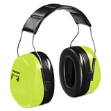 3M 7100008764 Peltor Optime 105 Hi-Viz Earmuffs, 30 Db Nrr, Hi-Viz Green