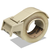 Scotch H122 Compact And Quick Loading Dispenser For Box Sealing Tape, 3" Core, For Rolls Up To 2" X 50 M, Gray