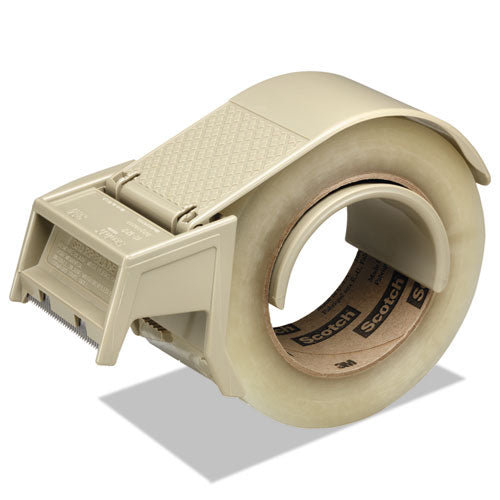 Scotch H122 Compact And Quick Loading Dispenser For Box Sealing Tape, 3" Core, For Rolls Up To 2" X 50 M, Gray
