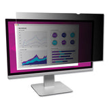 3M HC220W1B High Clarity Privacy Filter For 22" Widescreen Monitor, 16:10 Aspect Ratio