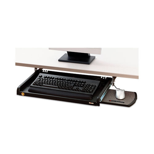 3M KD45 Under Desk Keyboard Drawer, 23w X 14d, Black
