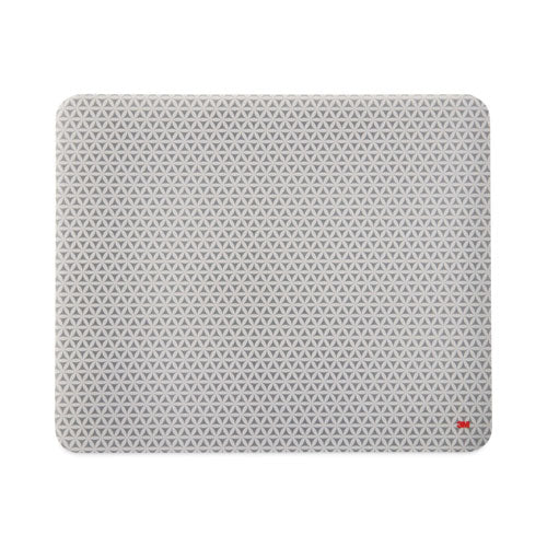 3M MP200PS Precise Mouse Pad with Nonskid Repositionable Adhesive Back, 8.5 x 7, Bitmap Design