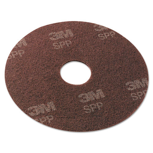 Scotch-Brite SPP20 Surface Preparation Pad, 20" Diameter, Maroon, 10/carton