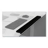 3M WR200B Gel Wrist Rest for Standing Desks, 30.13 x 3.25, Black