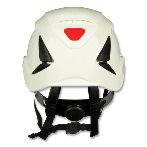 3M 7100175570 SecureFit X5000 Series Safety Helmet, 6-Point Pressure Diffusion Ratchet Suspension, White