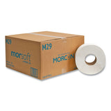 Morcon Tissue M29 Jumbo Bath Tissue, Septic Safe, 2-Ply, White, 3.3" x 700 ft, 12 Rolls/Carton