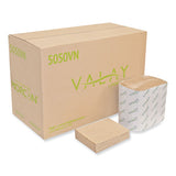 Morcon Tissue 5050VN Valay Interfolded Napkins, 1-Ply, 6.3 X 8.85, Kraft, 6,000/carton